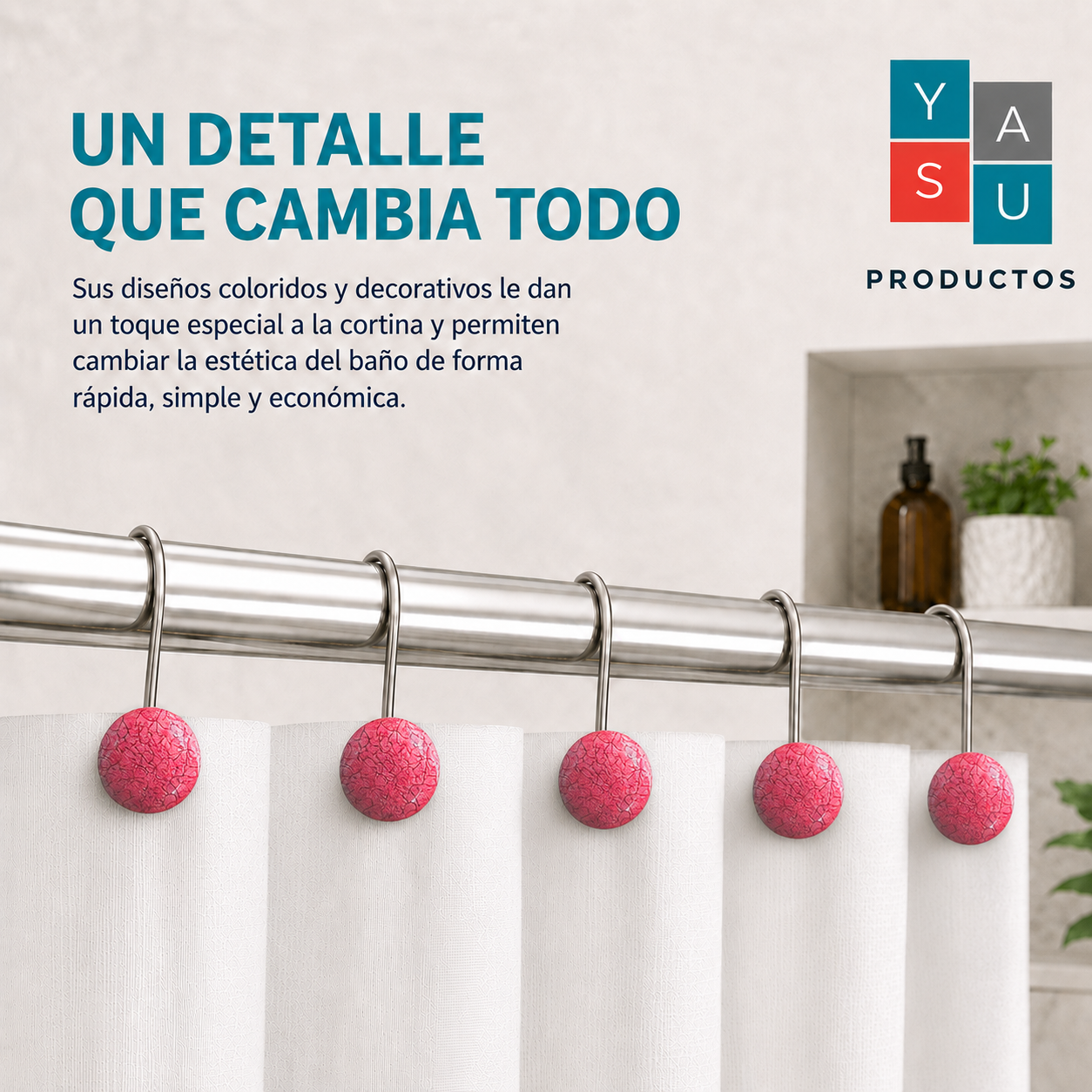 Beneficios ganchos botones coral